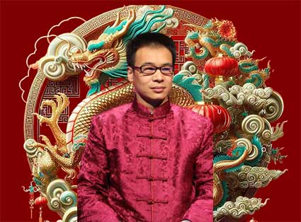 李彦君先生 祝贺中国书画家研究会2024年“龙腾盛世 喜迎新春”名家名